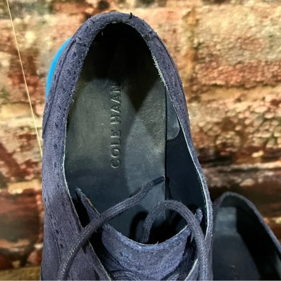 PREOWNED Men’s Cole Haan Zerogrand Wingtip Oxfords - Picture 5 of 9